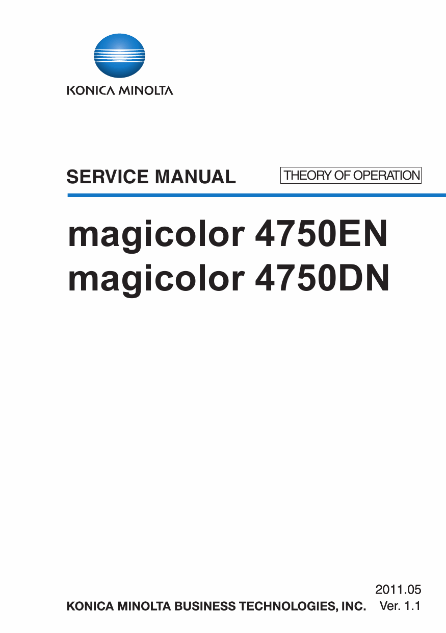Konica-Minolta magicolor 4750EN 4750DN THEORY-OPERATION Service Manual-1
